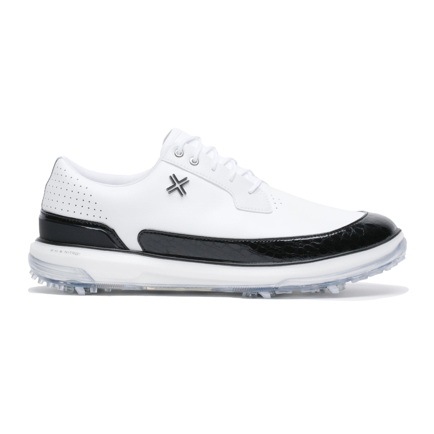 PAYNTR Moving Day SC RS "Gators" Spiked Golf Shoes - White & Black