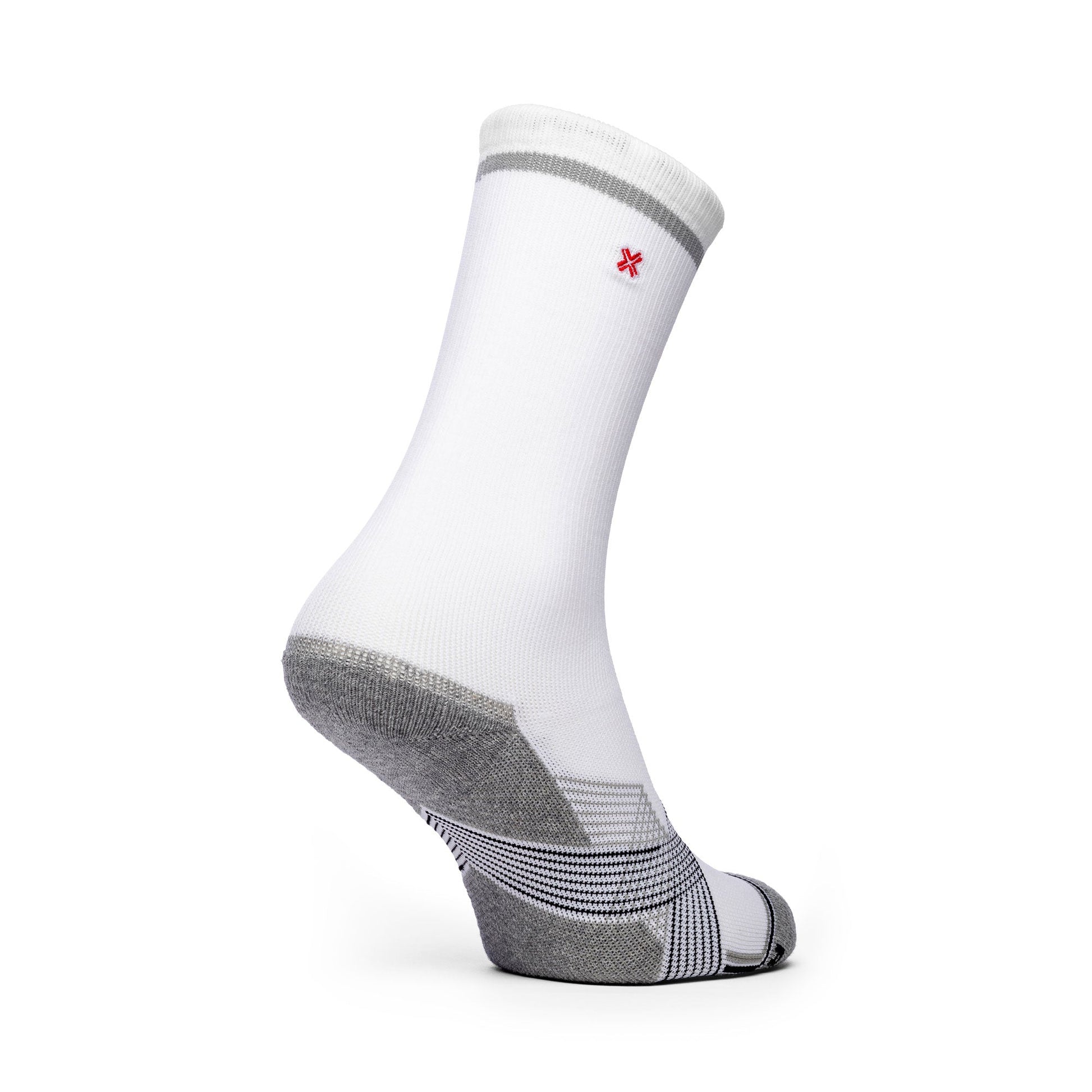 PAYNTR Crew Socks (White) - Heel