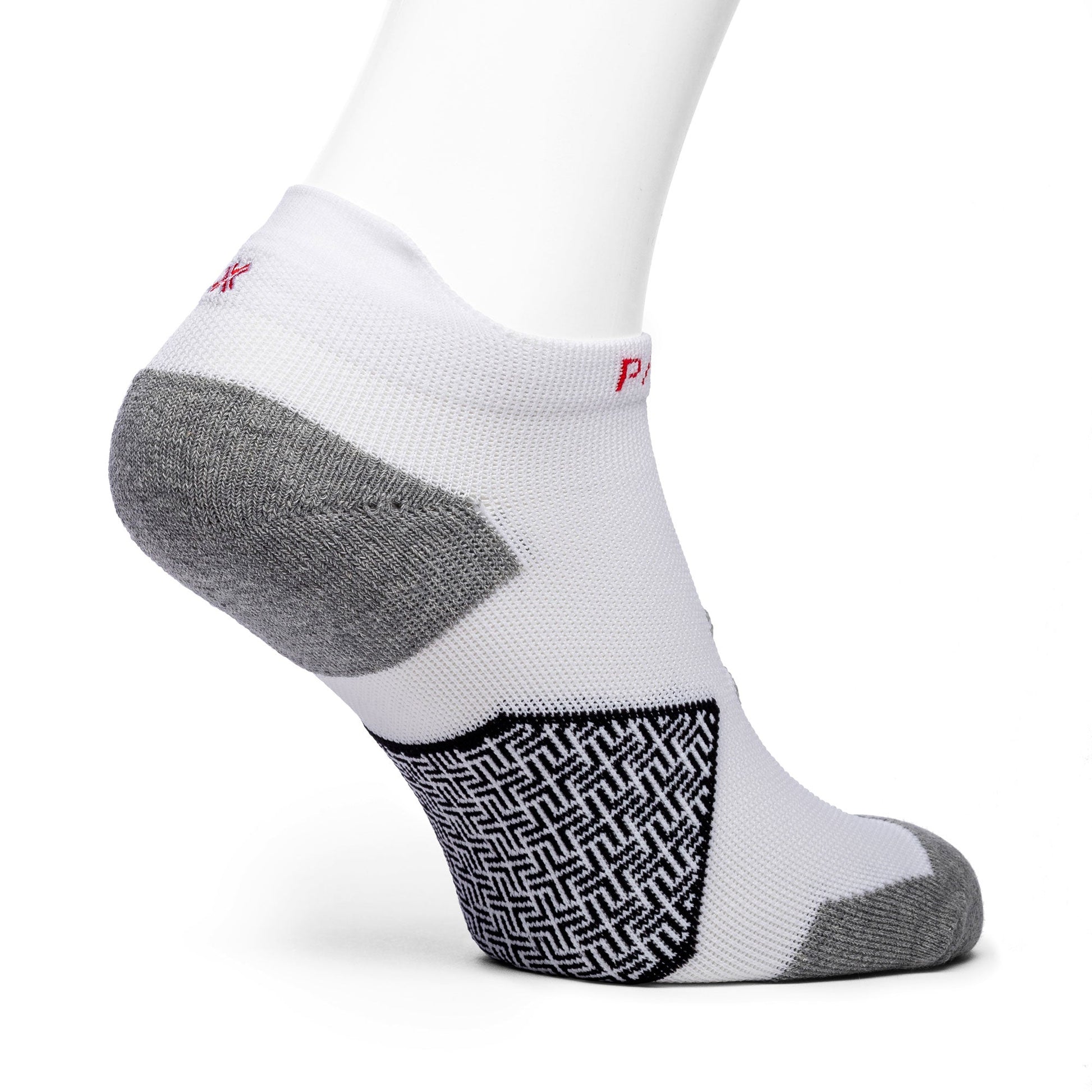 PAYNTR No Show Socks (White) - Heel