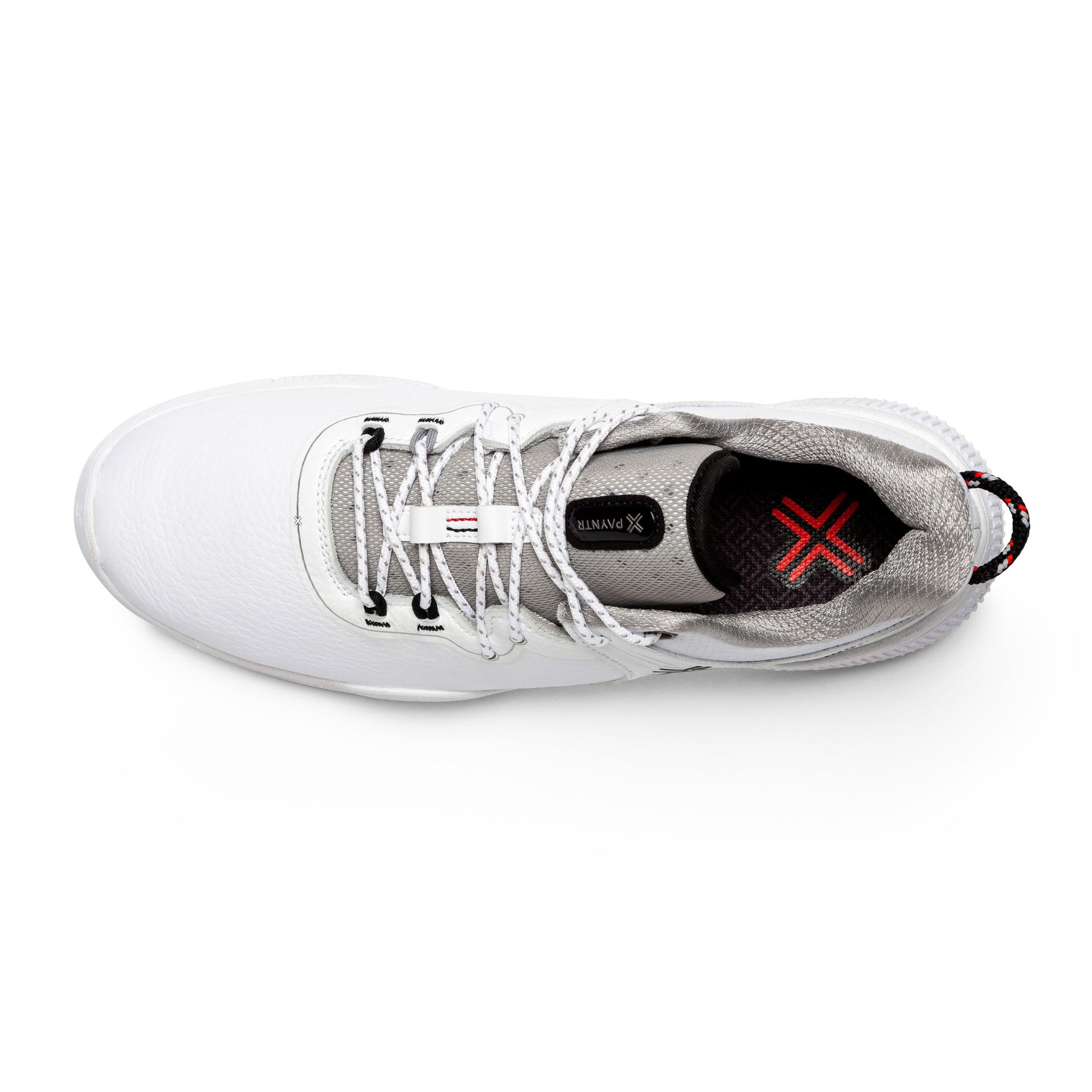 PAYNTR X-002 LE Spikeless Golf Shoe (White) - Top