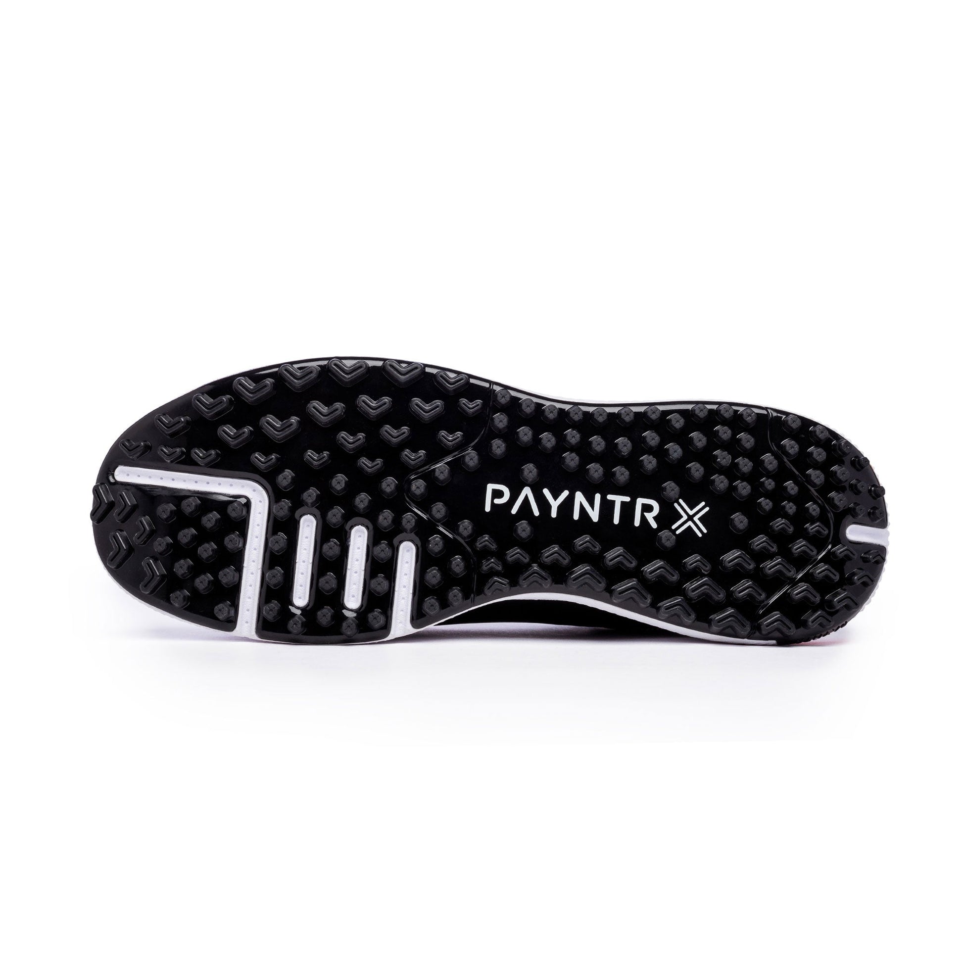 PAYNTR X-003 F Spikeless Golf Shoes (Black/White) - Sole