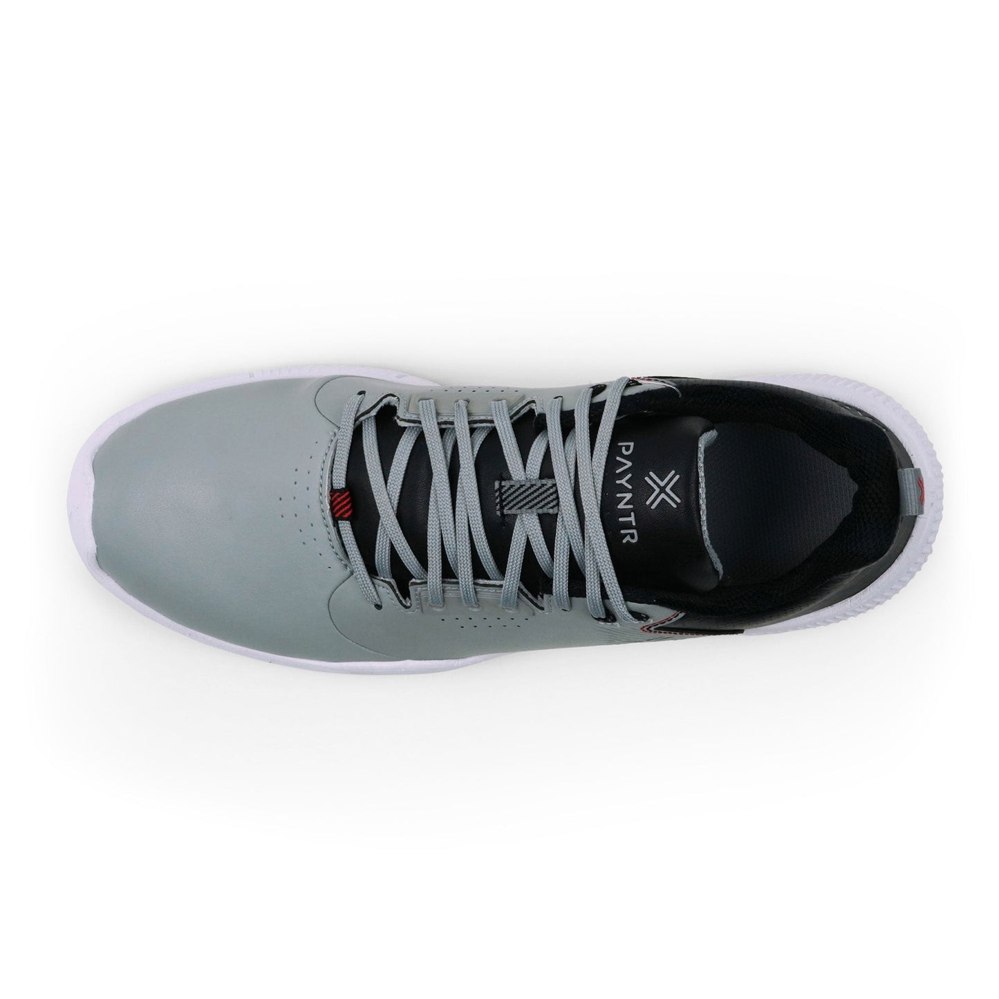 PAYNTR X-003 F Spikeless Golf Shoes (Grey/Black) - Top