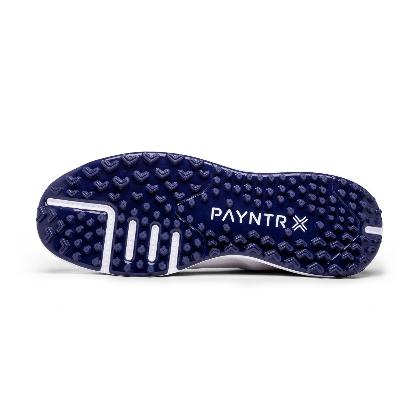 PAYNTR X-003 F Spikeless Golf Shoes (White/Navy) - Sole