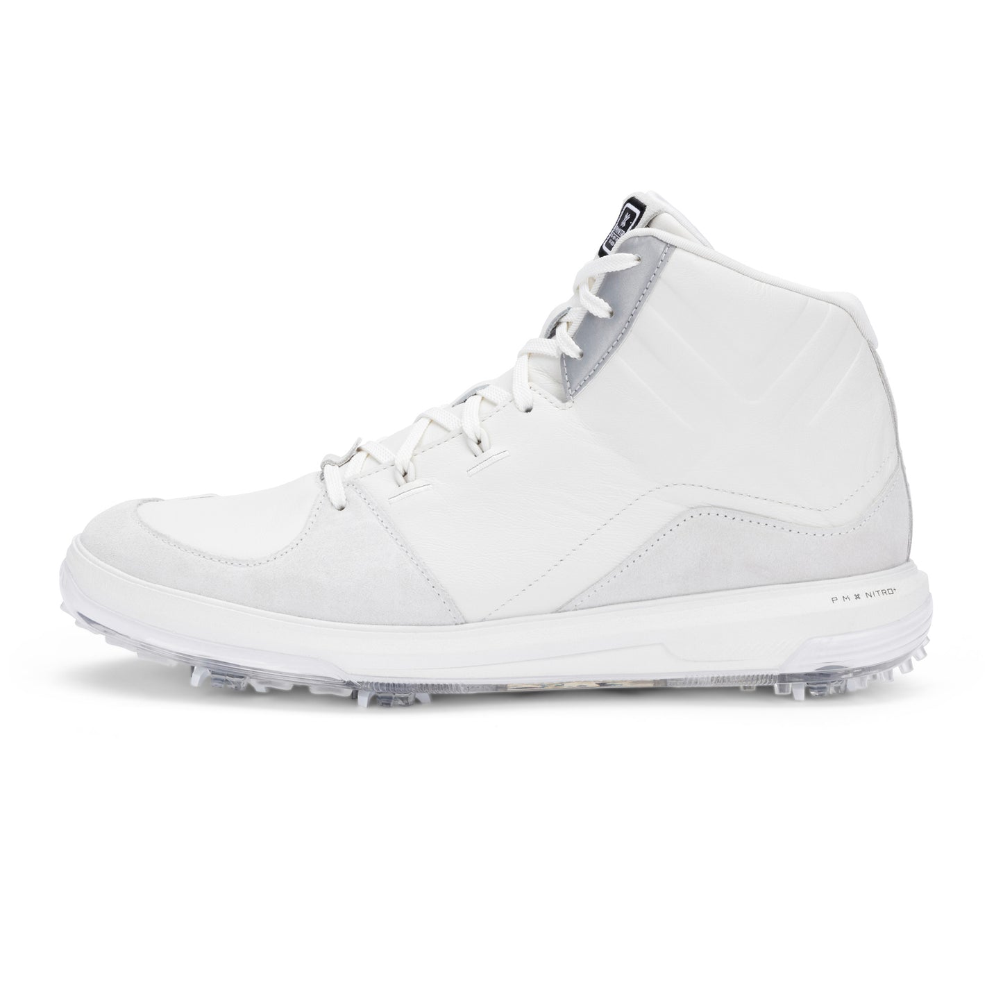 PAYNTR Sport Mid LE RS Spiked Golf Shoes - White