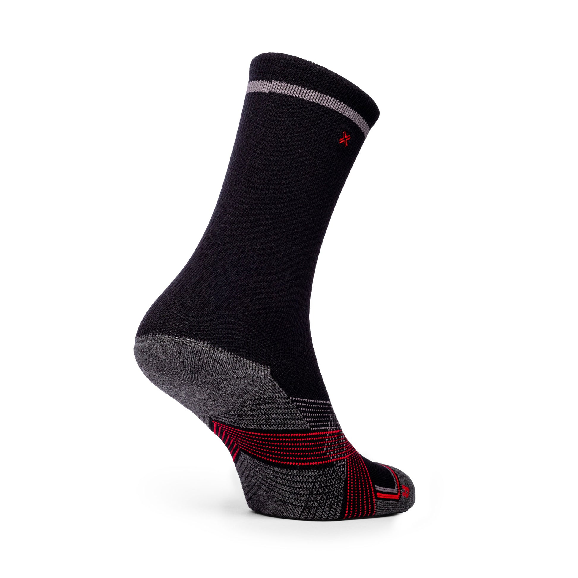 PAYNTR Crew Socks (Black) - Heel
