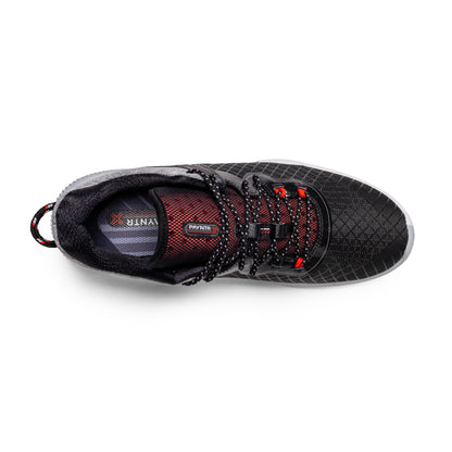PAYNTR X-001 F Mesh Spikeless Golf Shoes (Black) - Top