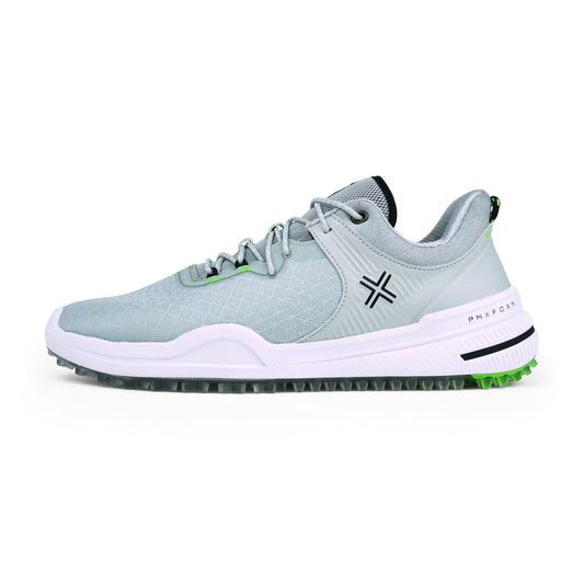 PAYNTR X-001 F Mesh Spikeless Golf Shoes (Grey) - Side