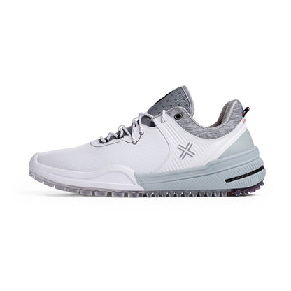 PAYNTR X-001 F Spikeless Golf Shoe (White) - Side