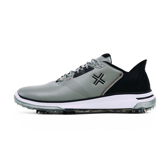PAYNTR X-004 RS Spiked Golf Shoe (Grey/Black) - Side