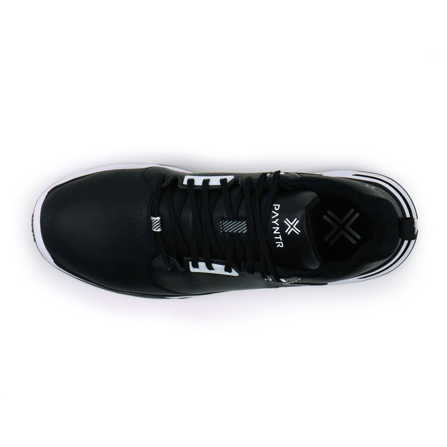 PAYNTR X-006 RS Spiked Golf Shoe (Black) - Top