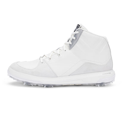 PAYNTR Sport Mid LE RS Spiked Golf Shoes - White