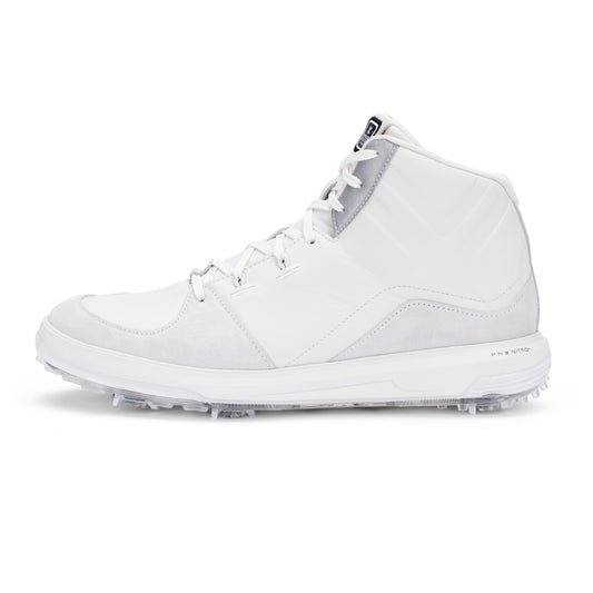 PAYNTR Sport Mid LE RS Spiked Golf Shoes - White