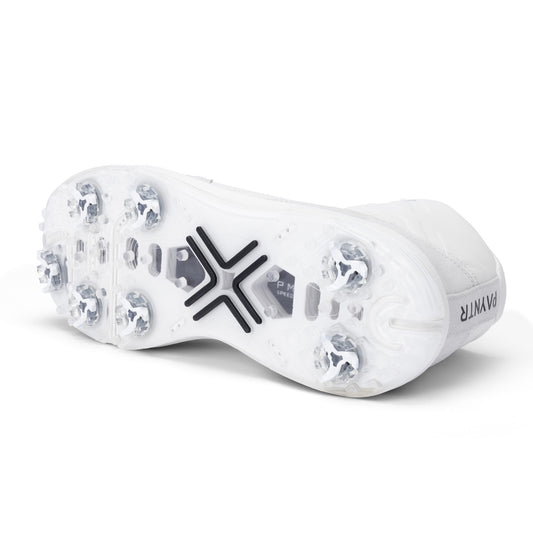 PAYNTR Sport Mid LE RS Spiked Golf Shoes - White