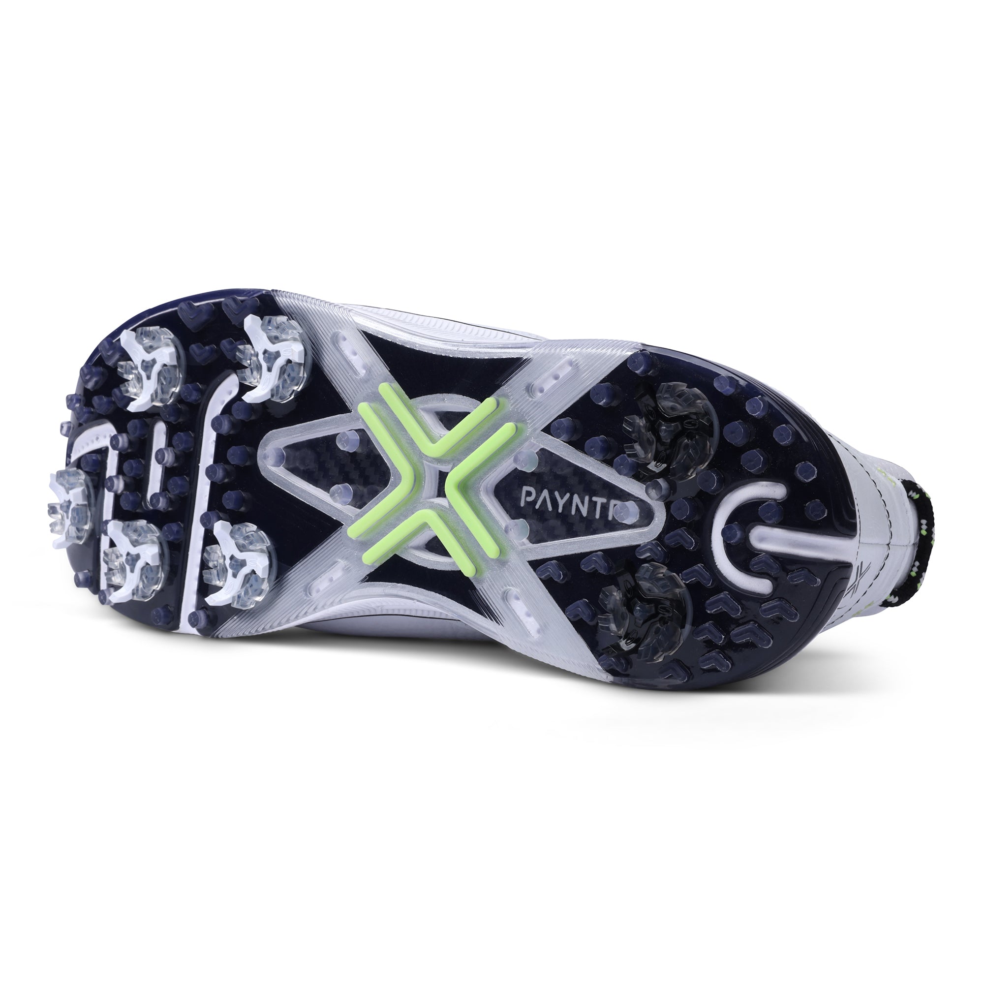シューズ(男性用) PAYNTR X TOUR PROTO RS PAYNTR X Tour Proto RS Spiked Golf Shoes - White & Black – PAYNTR
