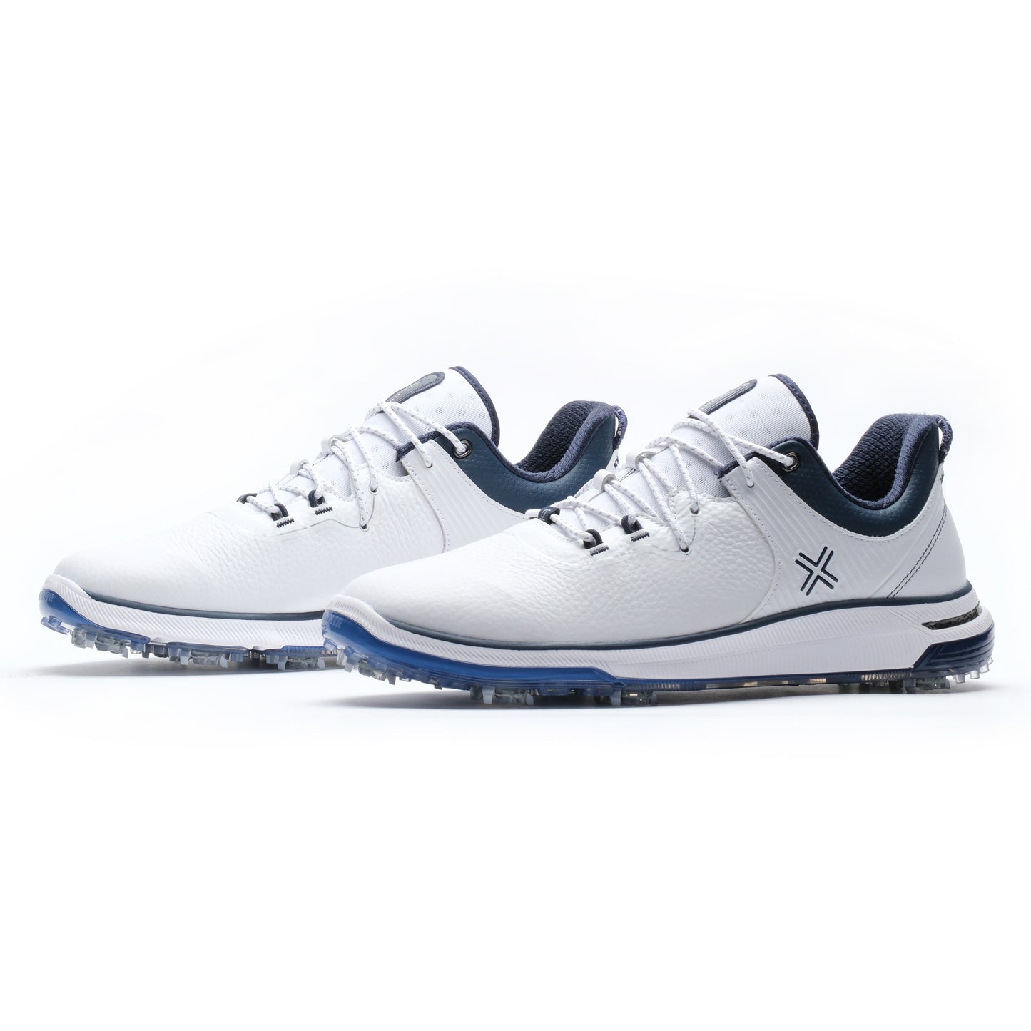 PAYNTR X Tour Proto RS Spiked Golf Shoes - White & Blue