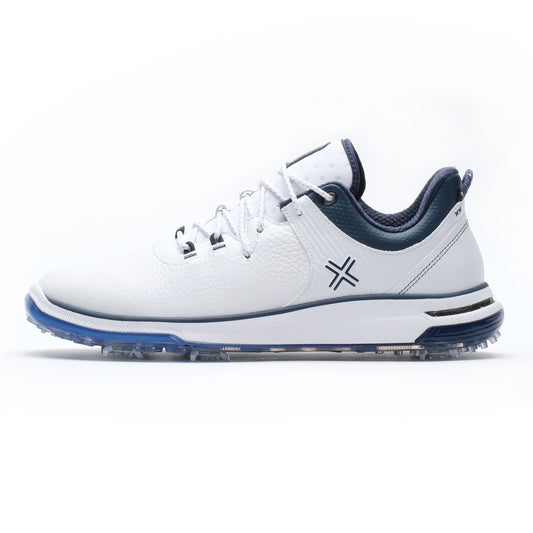 PAYNTR X Tour Proto RS Spiked Golf Shoes - White & Blue